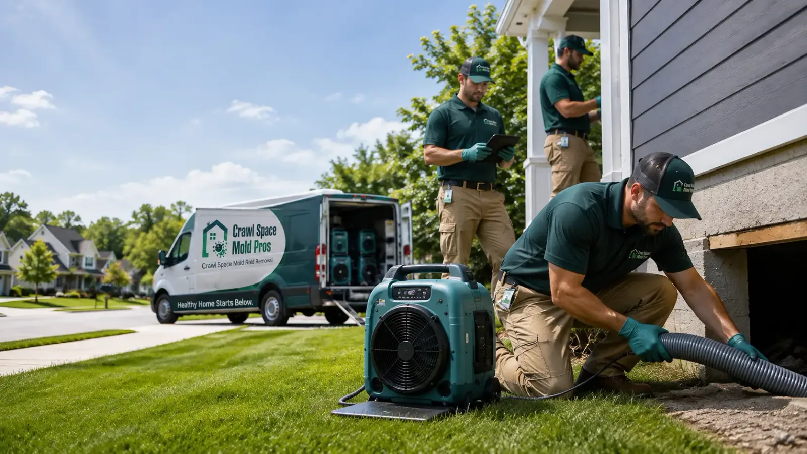 Crawl Space Mold Removal in Gulf Breeze, FL